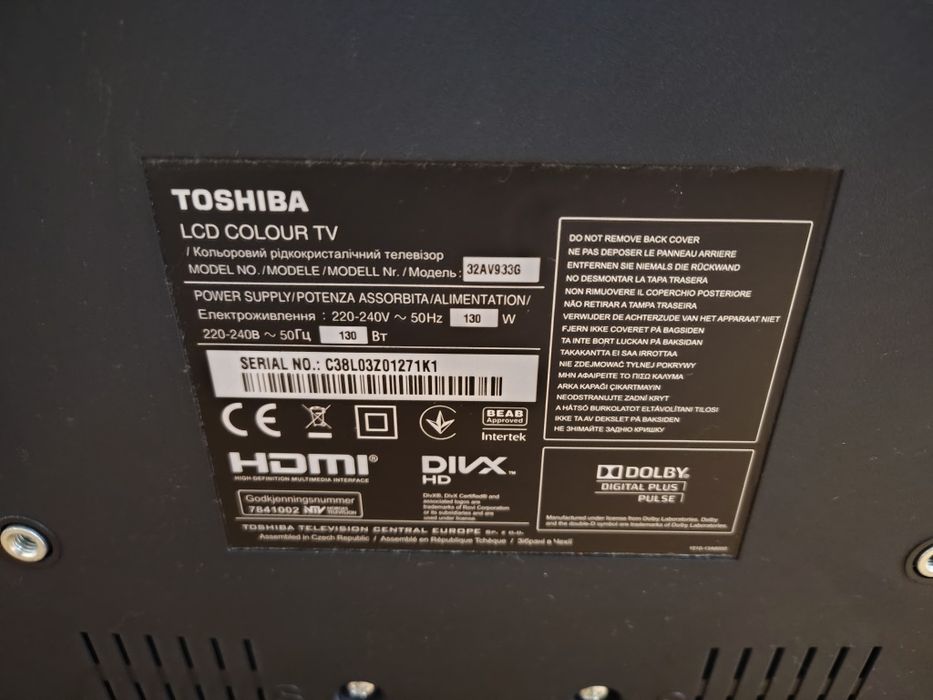 Телевизор Toshiba