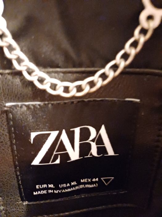 Geaca de piele barbati Zara
