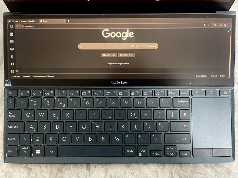 ASUS ZenBook Duo 14 – i5 11th Gen / 16GB RAM / 2 ECRANE / SUPER OFERTĂ