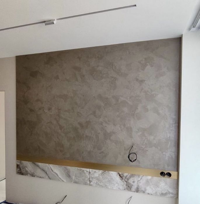 Обои поклейка декоративка левкас закатка ремонт квартир молдинги