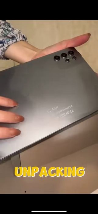 Unpacking планшет сатылады!