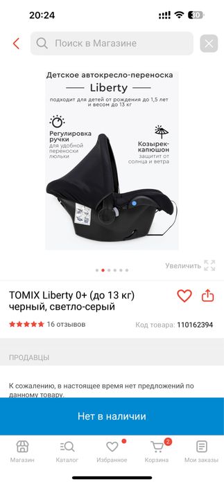 Автокресло для детей