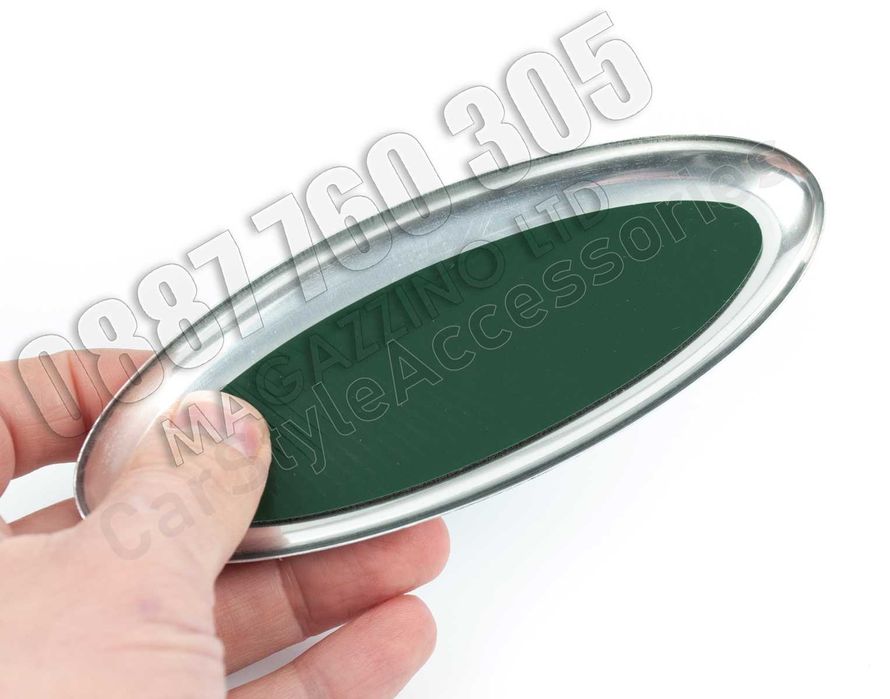 Емблема за Форд 144 145 мм. Черупка Алуминий Овална Самозалепваща