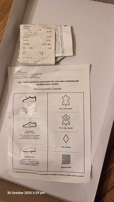 Pantofi barbati - marime 45.5