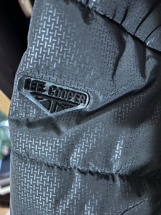 Мъжко черно зимно яке Lee Cooper XL