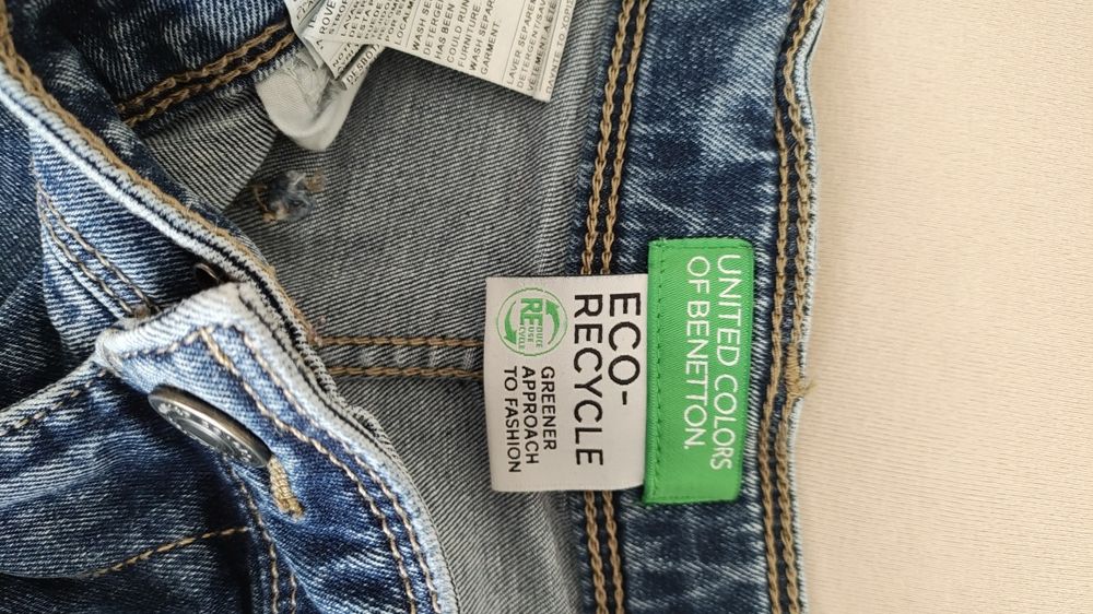 Benetton и Mango дънки 10-11 г.