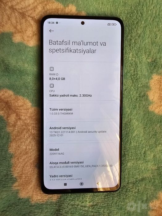 Redmi note 12 pro 8+4/128 gb