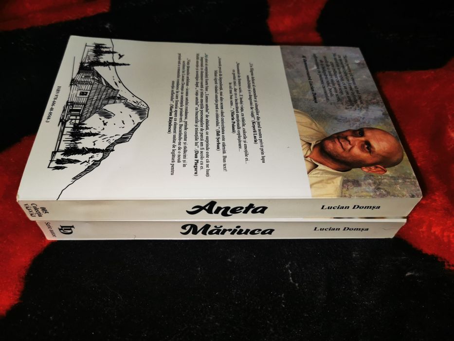 set romane Lucian Domsa, Aneta + Mariuca, stare foarte buna + autograf