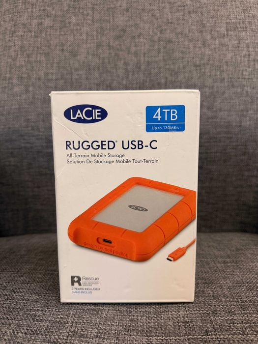Hard Disk Extern Lacie Rugged 4TB 2.5 inch USB-C