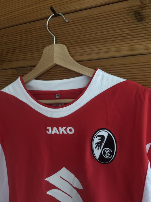 Ретро футболна тениска Jako Фрайбург (SC Freiburg) – Suzuki спонсор