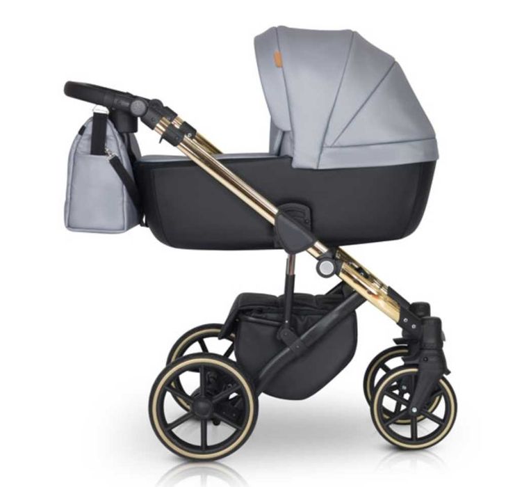 Vand Carucior 3 in 1 Storm Grey Gold - Krausman