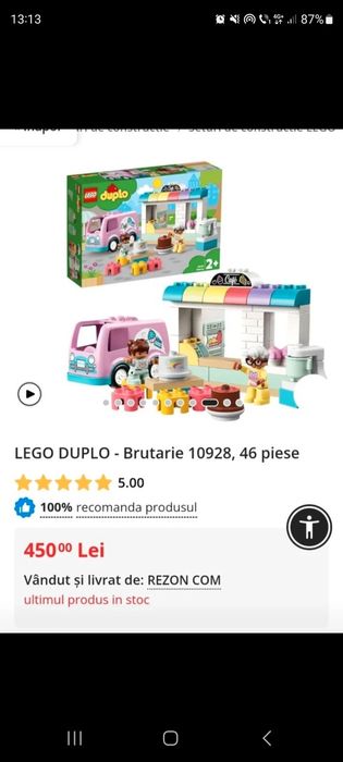 Lego duplo brutărie