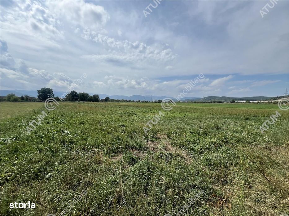 Teren intravilan de 8600 mp cu deschidere la doua drumuri in Cristian