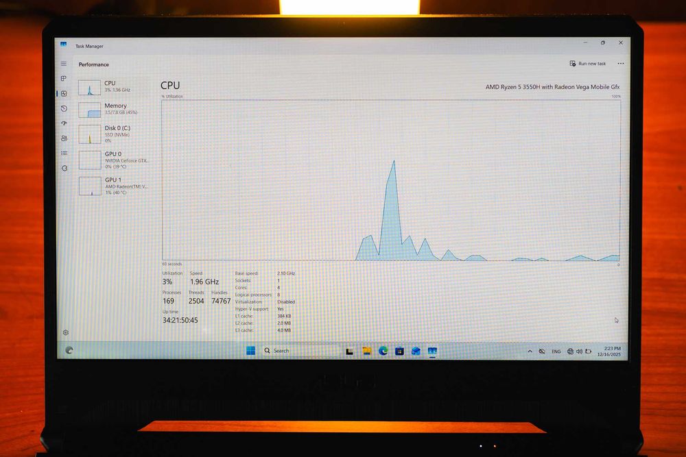 Laptop ASUS Gaming 15.6'' TUF FX505DT
