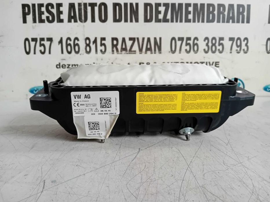 Airbag Pasager Vw Passat B8 An 2014-2020
