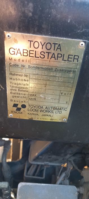 Електрокар Toyota за части 0.45 € на кг.