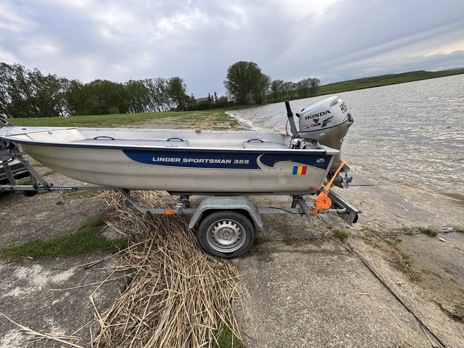 Barca aluminiu linder sportsman 355