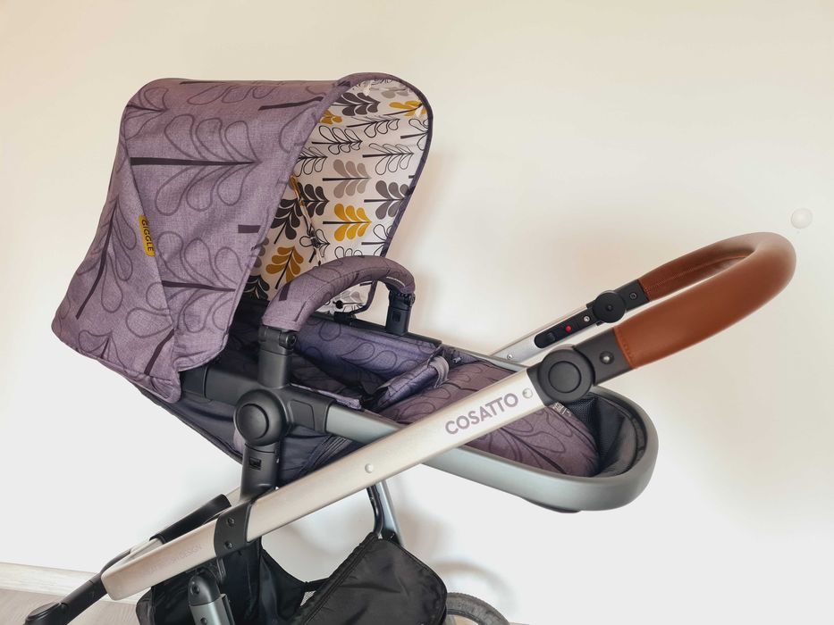 Cosatto Бебешка количка 3в1 Giggle Trail Fika forest с ISOFIX