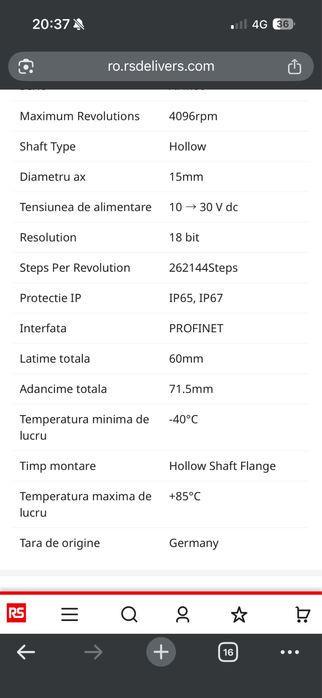 SICK AFM60A-BHNB018x12 encoder