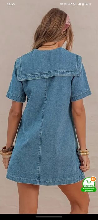 Продам платье джинсовое