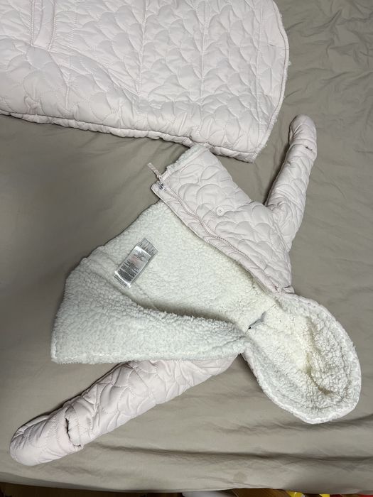 Бебешко яке с чувалче за количка