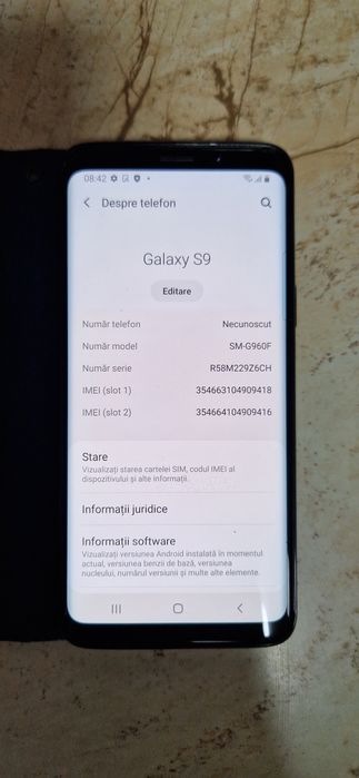 Telefon Samsung galaxy S 9 ,dual sim