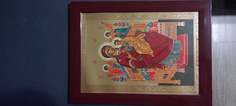 Icoana Noua Maica Domnului Pantanassa vindecatoare de boli 25 x 34 cm