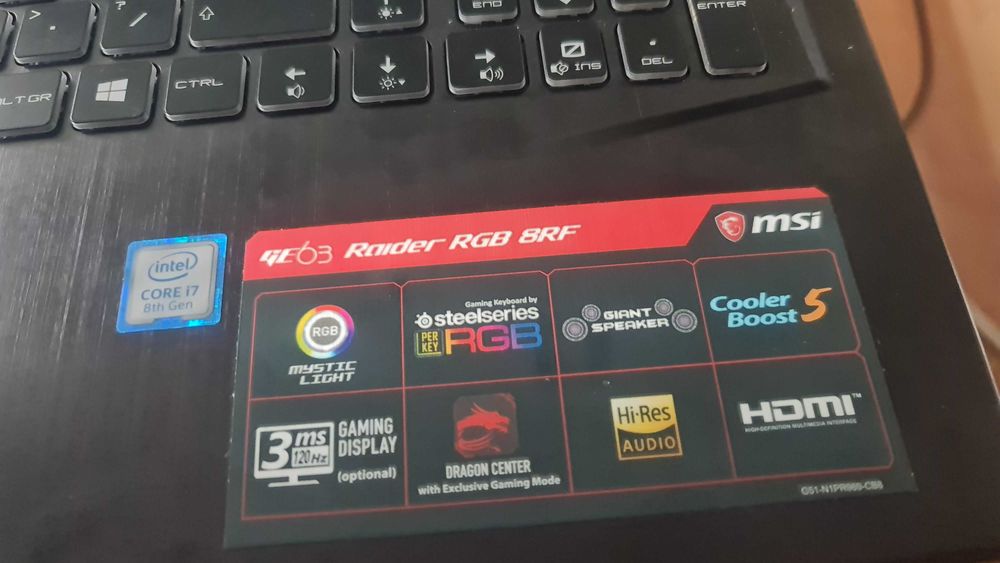 Геймърски Лаптоп Msi Raider