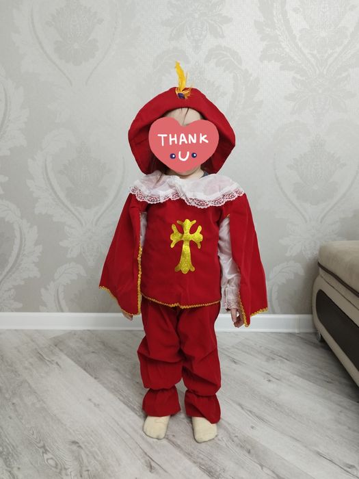 Костюм мушкетера детский карнавальный