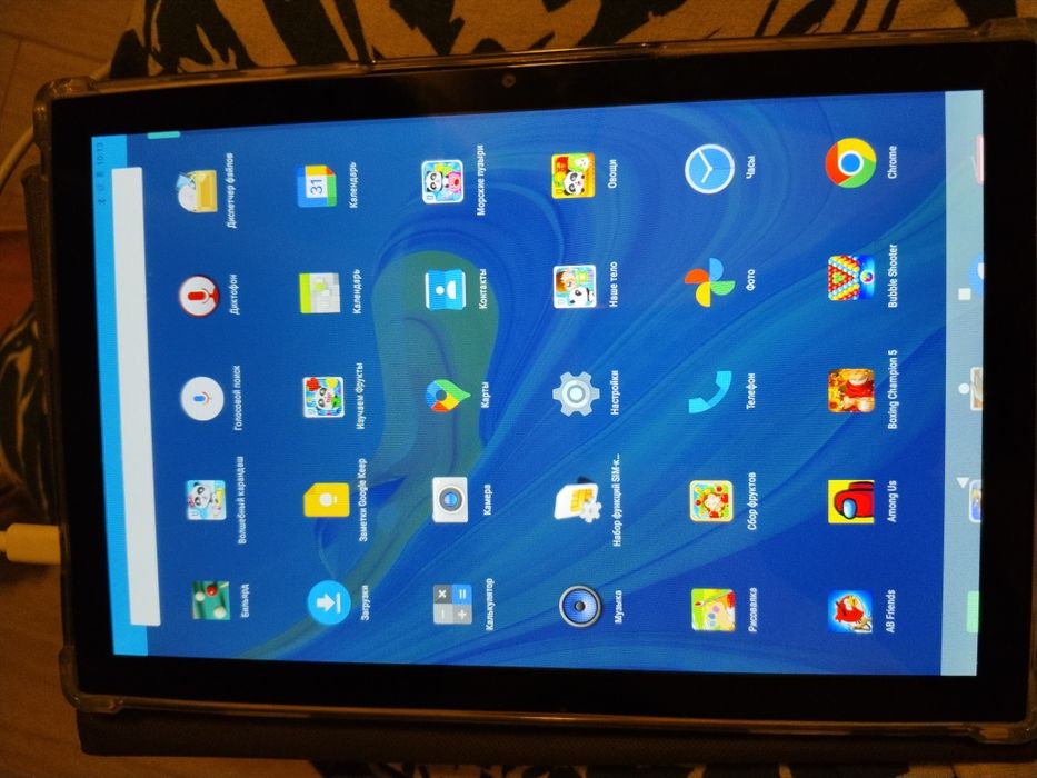 Наушники и планшет