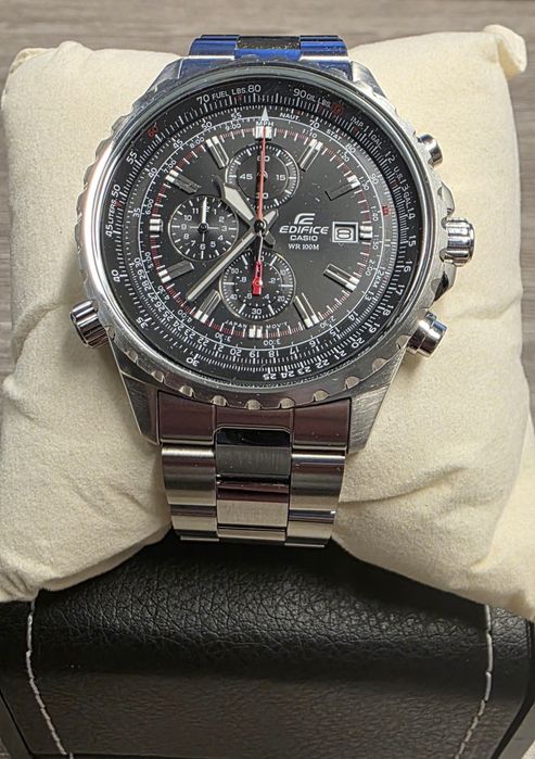 Casio Men's EF527D-1AV Edifice Stainless Steel Multi-Function Watch