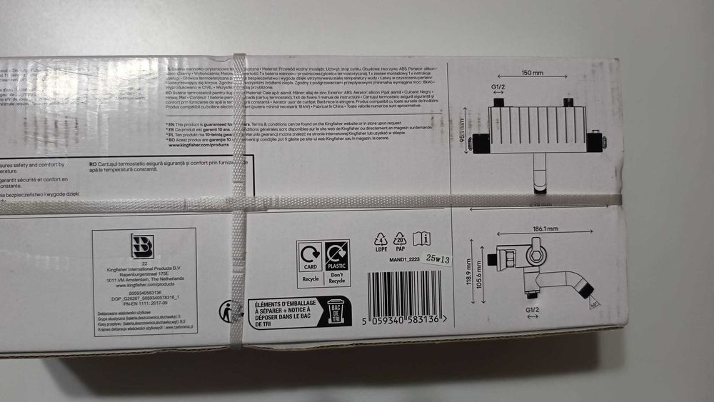 Baterie pentru cada/dus