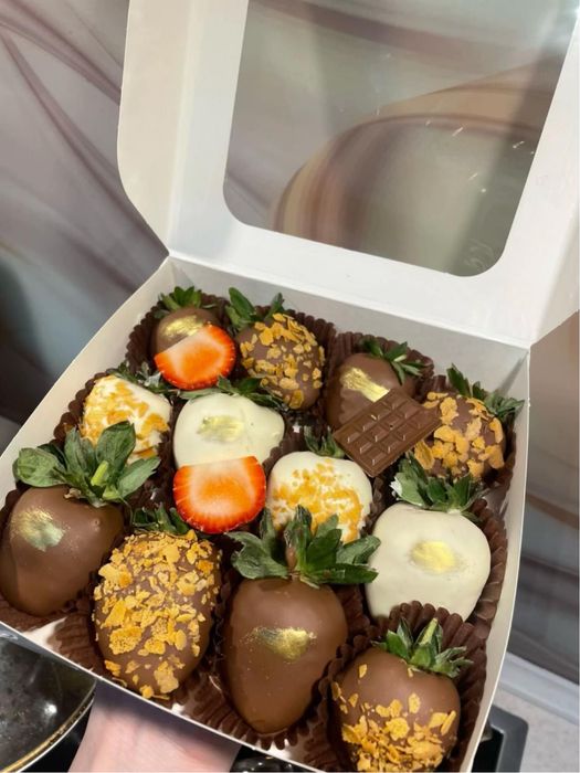 Клубника Шоколаде 8 Март Подарок