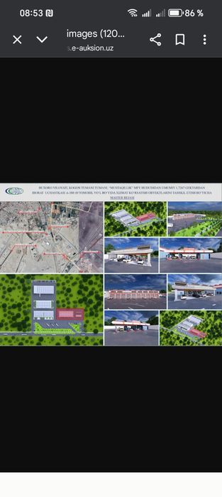 Когон туман Мустакалик Кнаф 41 ер майдони сотила