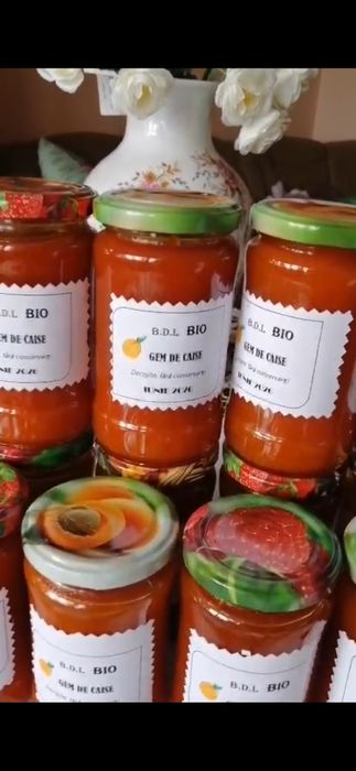 Vând gem caise Bio