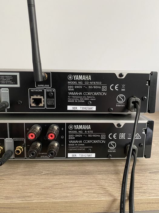 YAMAHA CD-NT670 D и A-670 - Качествен сет на марката от ново поколение