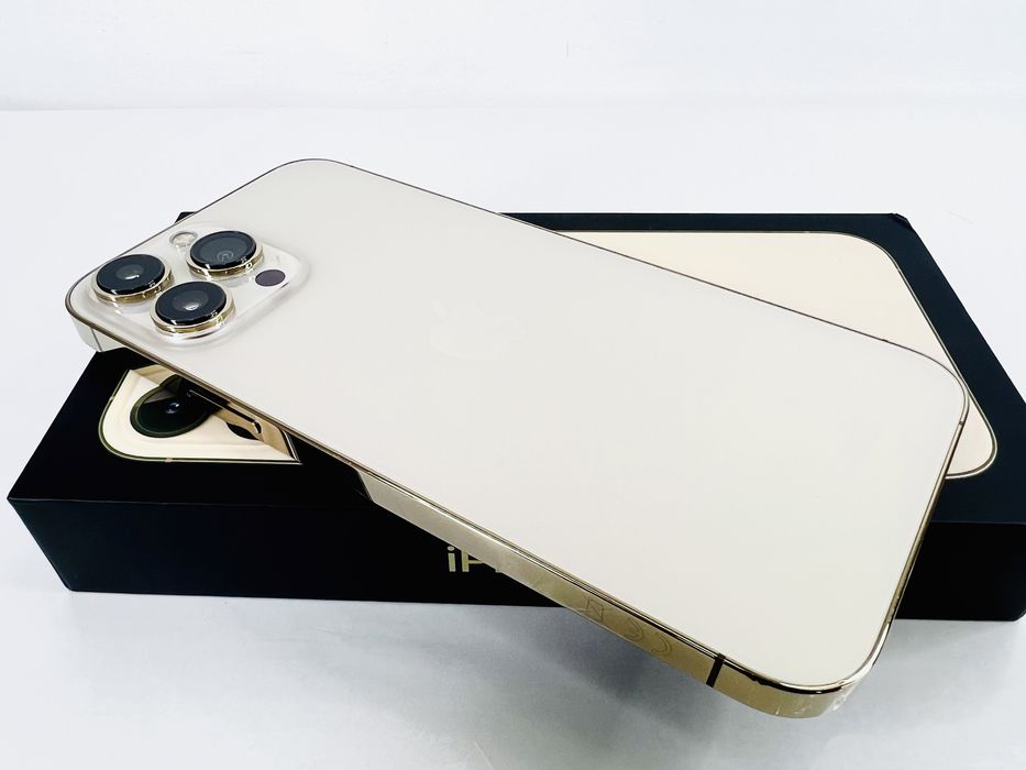 Apple iPhone 13 Pro Max 128GB Gold Перфектен! Гаранция!