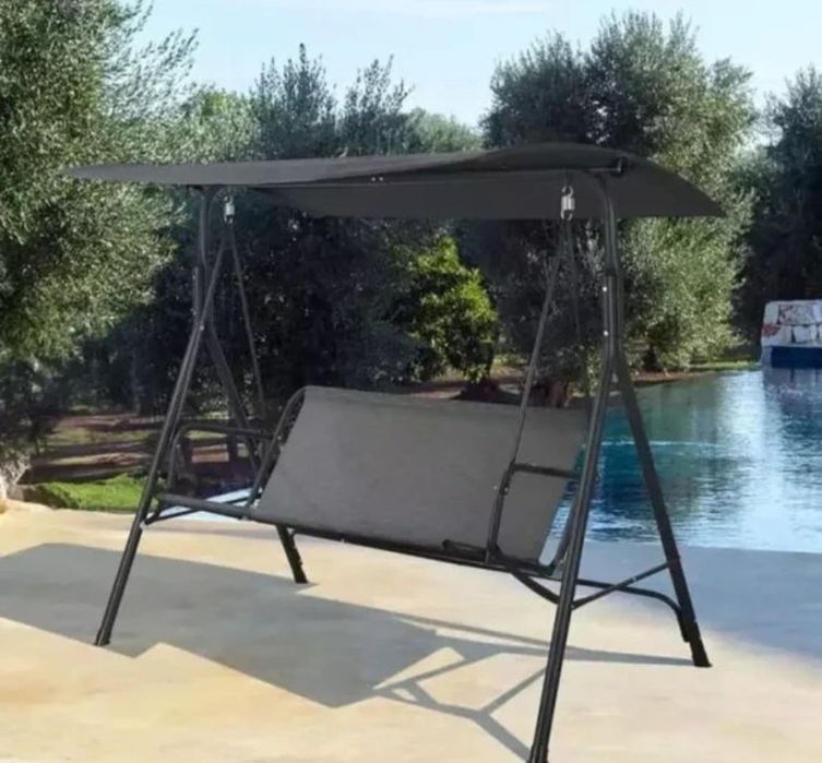 Грдински Комплект Триместна Люлка + Маса и 2 Стола ISSABEL