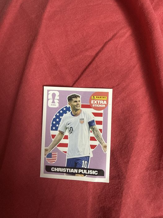 Christian Pulisic extra sticker panini 2026 album