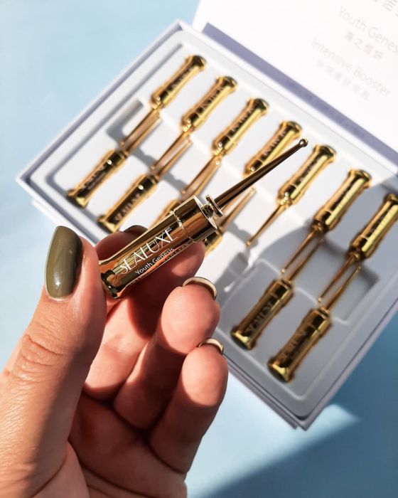 Золотой ампула ОМОЛОЖЕНИЕ КОЖИ без инъекций