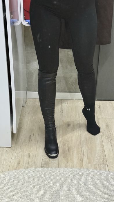 Ботуши от изкуствена кожа, 36 р-р