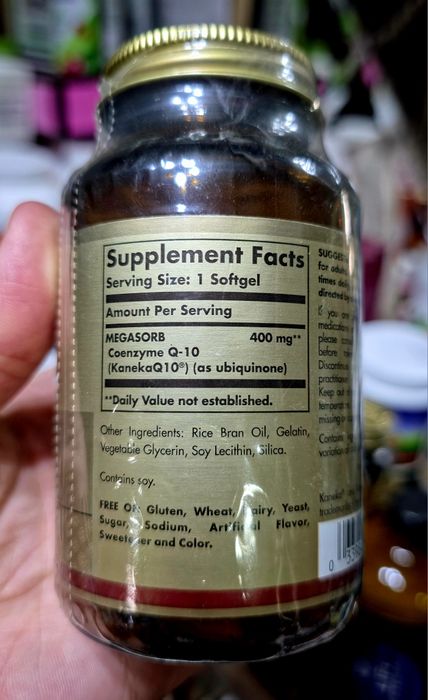 ДОСТАВКИ НЕТ Solgar коэнзим Q10 400mg 60шт СКИДКА