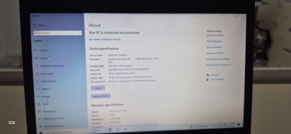 Laptop hp in stare foarte bună
