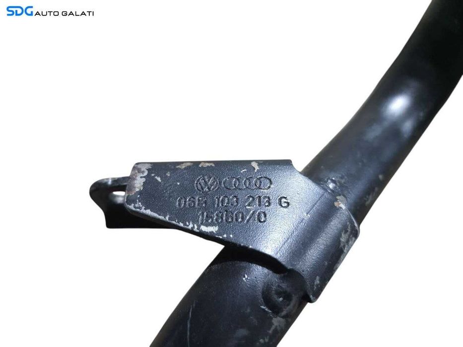 Teava Conducta Apa Lichid Racire Motor Skoda Superb 1 1.8 T 2002 - 2008 Cod 06B103213G 06A103213F [N1923]