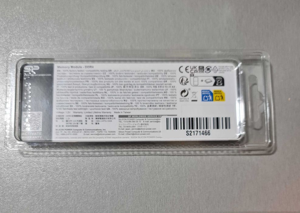 8GB RAM ddr4 - silicon power