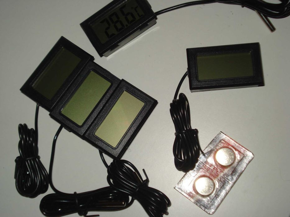 set 5 buc termometru digital cu sonda fir + baterii