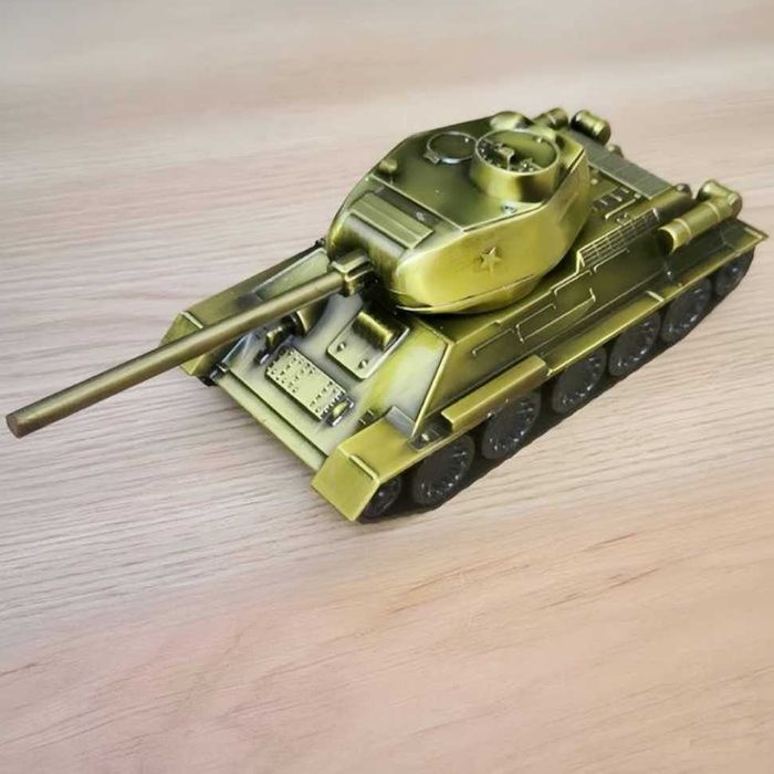 Macheta tanc metalica T34-85 scara 1:43 16 cm