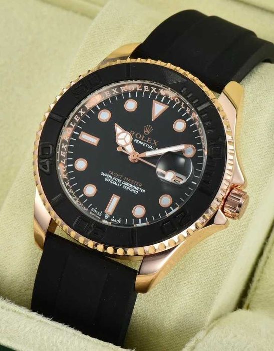 CEAS TIP R.O.L.E.X YACHT-MASTER Gold&Black Silicone Edition 2026 NOU !