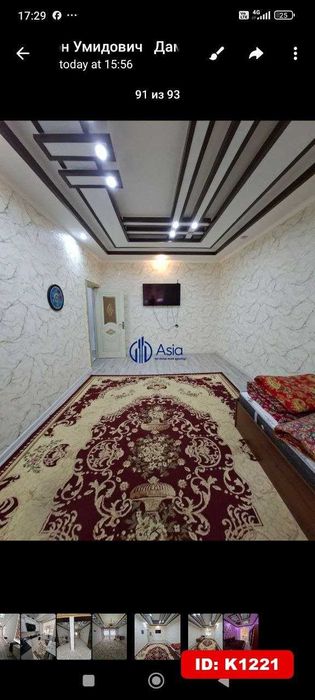 Baxt luks oldidan 3x xona kvartira ijaraga beriladi K1221