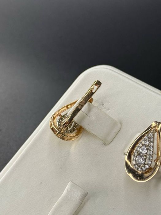 Золото 585  Серьги